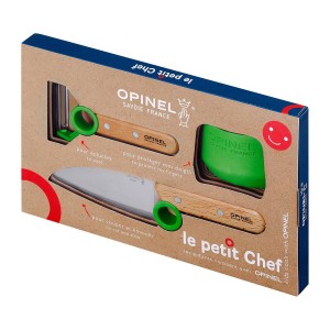 Набор ножей Opinel Le Petite Chef, зелёный